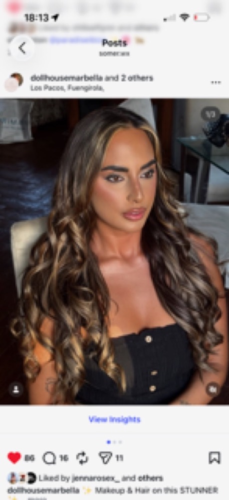 Women's hair at Bronzed